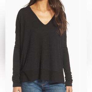 Rag & Bone Double Vee Neck Tee / Sweater
